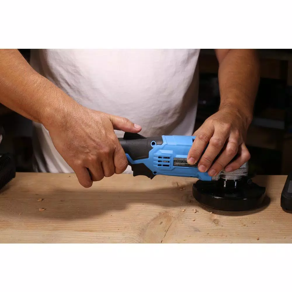 Pulsar PT2620 20V Cordless 4.5 in. Angle Grinder Kit with 2 Ah Battery and 1-Hour Charger
