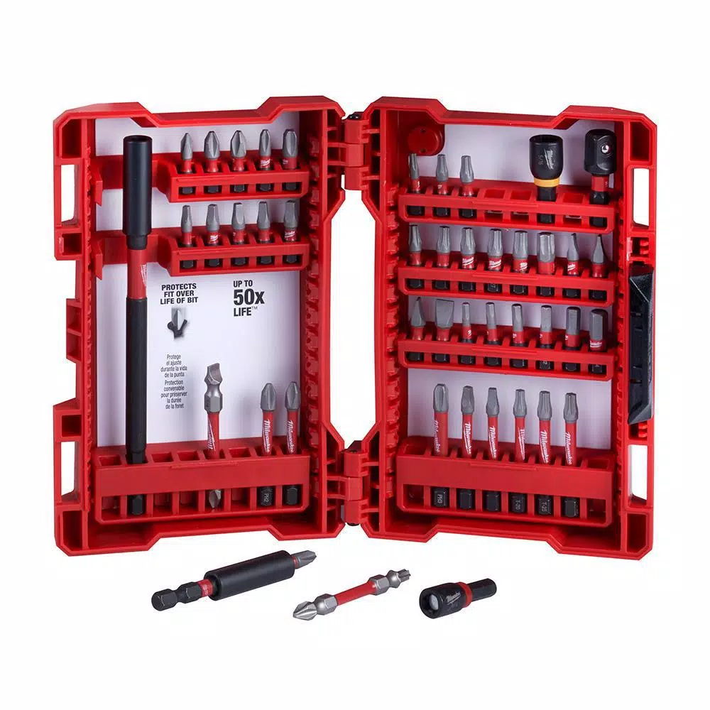 Milwaukee SHOCKWAVE Impact Duty Titanium Drill Bit and Driver Bit Set, 60-Piece