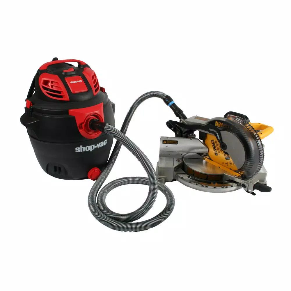Cen-Tec Systems 94192 16 ft. Dust Collection Hose with Power Tool Adapters for Wet/Dry Vacuums