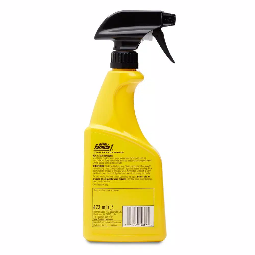 Formula 1 Bug and Tar Remover - High Performance Vehicle Cleaner