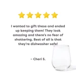 TOSSWARE Reserve Unbreakable 16 oz. Tritan Stemless Wine Glasses, Set of 24 thumbnail 6