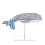 Home Accents Holiday 3.5 ft LED Dolphin Yard Decoration with 80 White Lights thumbnail 1