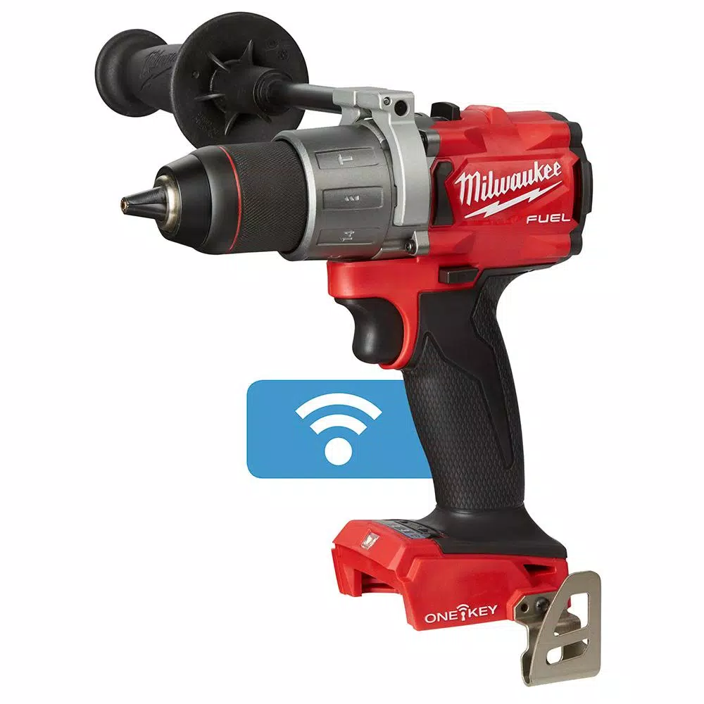Milwaukee M18 FUEL 1/2 in. Hammer Drill/Driver with ONE-KEY, 18V Brushless Cordless (Tool Only)