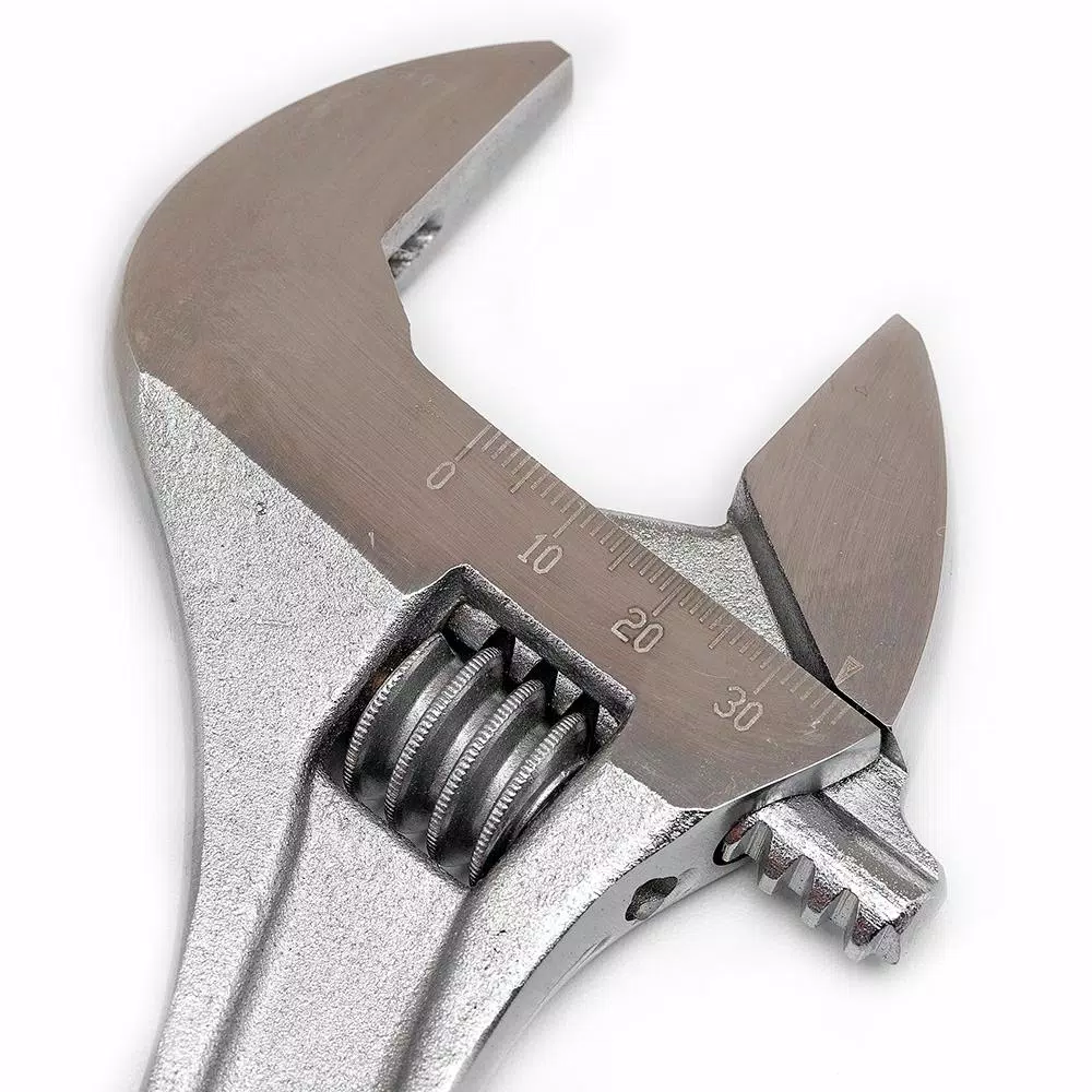 Crescent 10 in. Adjustable Wrench with Hex Jaw Design and Chrome Finish