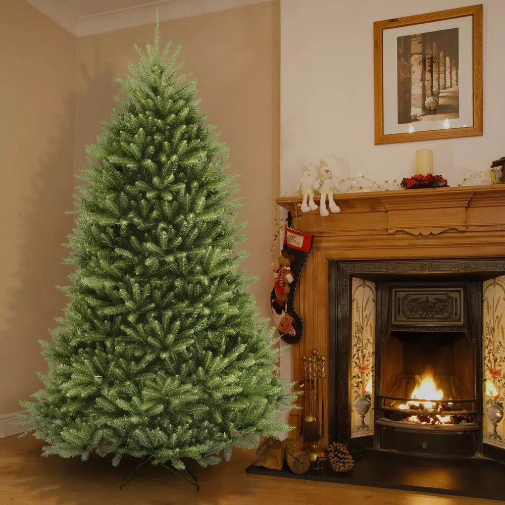 National Tree Company 9 ft. Dunhill Fir Hinged Artificial Christmas Tree, 4026 Tips, Green