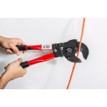 Gardner Bender Heavy Duty Ratcheting Cable Cutter for Copper and Aluminum up to 750 MCM thumbnail 3