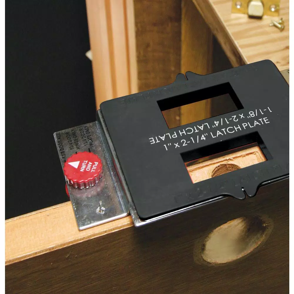 Milescraft HingeMate350 Door Mortising Kit - Complete Hinge, Strike, and Latch Plate Jig