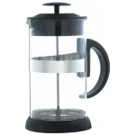 GROSCHE Zurich 3-Cup French Press, 24 oz Borosilicate Glass Coffee and Tea Maker, Black thumbnail 3