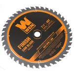 WEN 7.25 in. 40-Tooth Carbide-Tipped Professional Finish Saw Blade for Miter and Circular Saws thumbnail 4