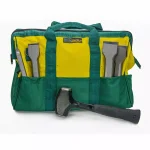 Bon Tool Stone Mason Carbide Chisel Set with 3 lb. Mash Hammer and BonDura Buck Bag, 6-Piece thumbnail 1