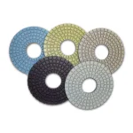 Unbranded Con-Shine 6 in. 5-Step Dry/Wet Diamond Polishing Pads Set of 5 thumbnail 1