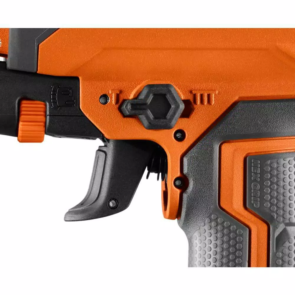RIDGID 18-Gauge 2-1/8 in. Brad Nailer Kit with CLEAN DRIVE Technology and 50 ft. Lay Flat Air Hose