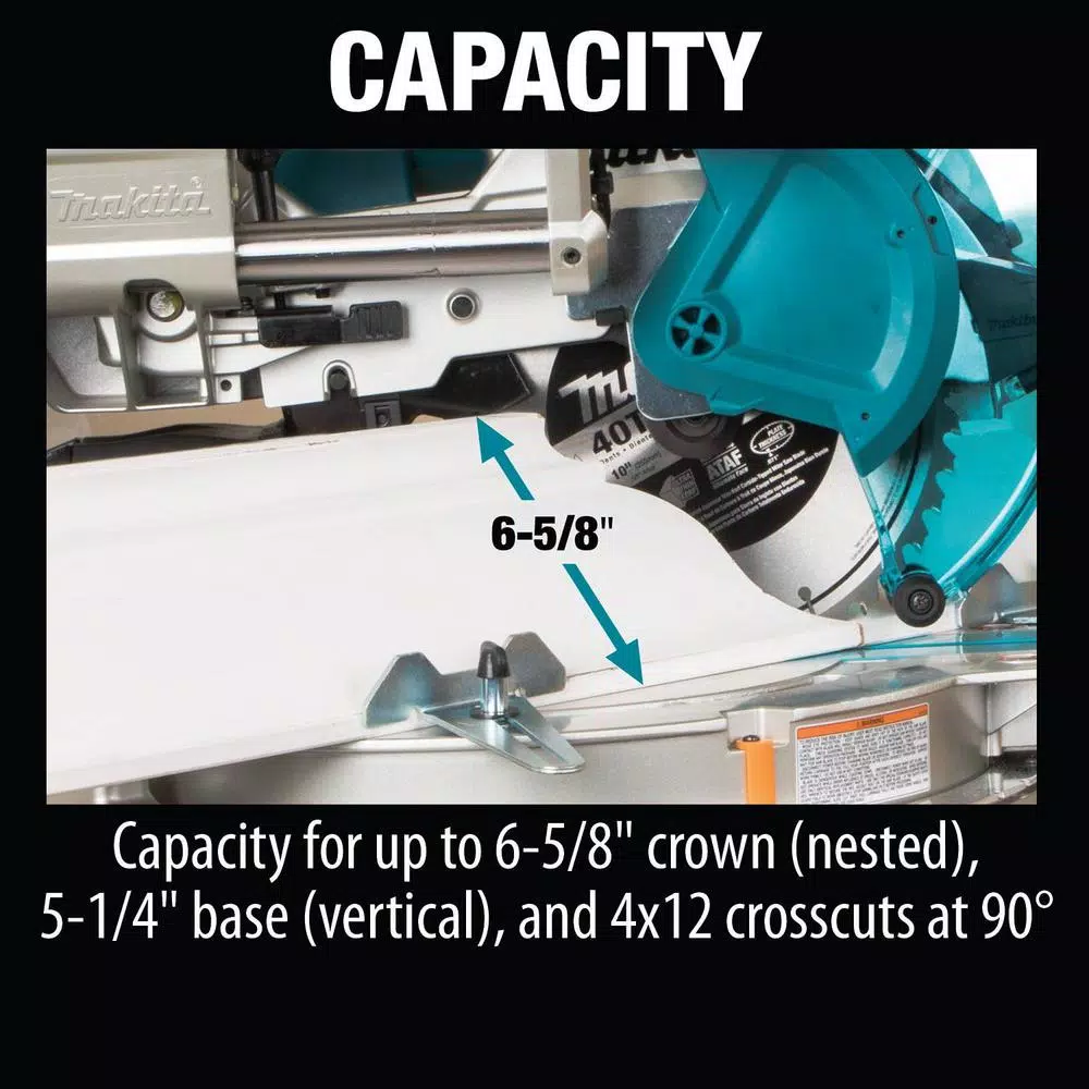 Makita 10 in. X2 LXT Brushless Dual-Bevel Sliding Compound Miter Saw with Laser (Tool Only)
