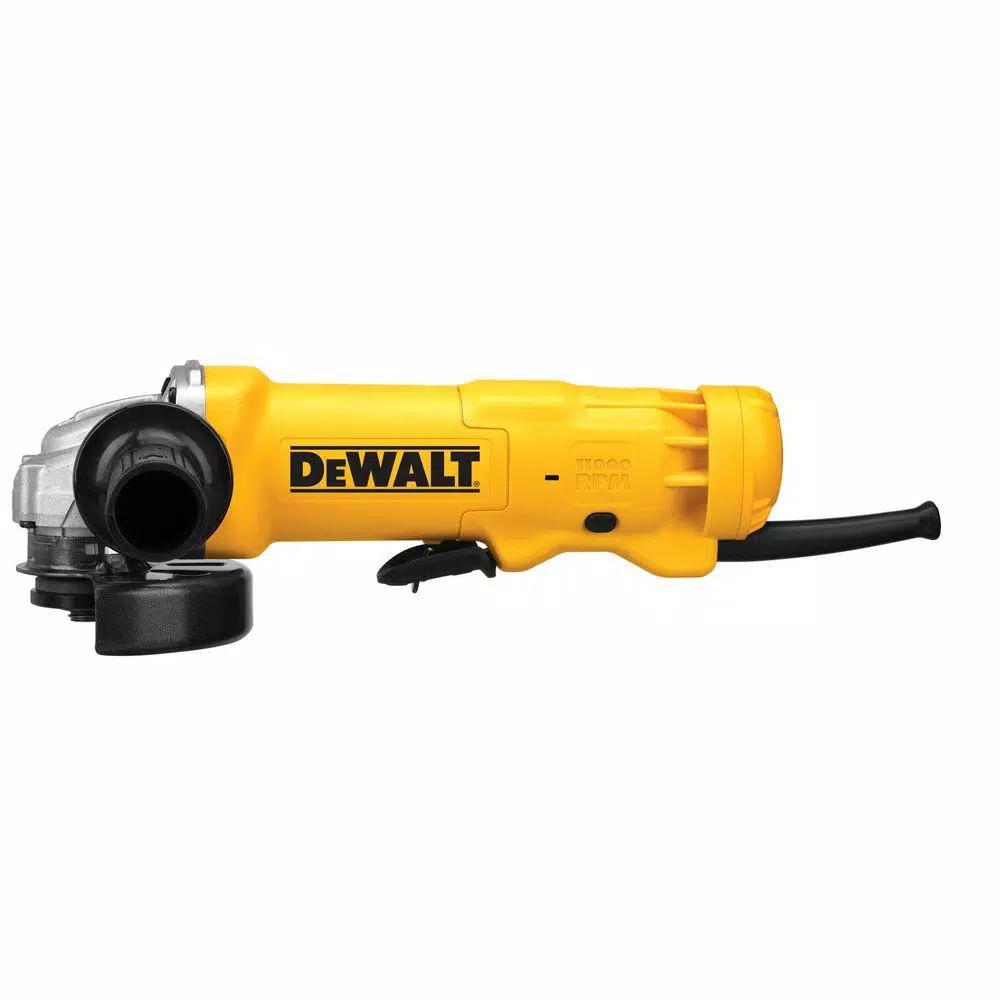 DEWALT DWE402 4-1/2 in. 11 Amp Corded Small Angle Grinder, 11,000 RPM