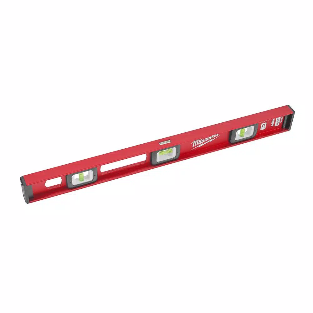 Milwaukee 24 in. Magnetic I-Beam Level, Aluminum Frame