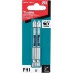 Makita ImpactXPS #1 Phillips 3 in. Power Bits, 2-Pack thumbnail 3