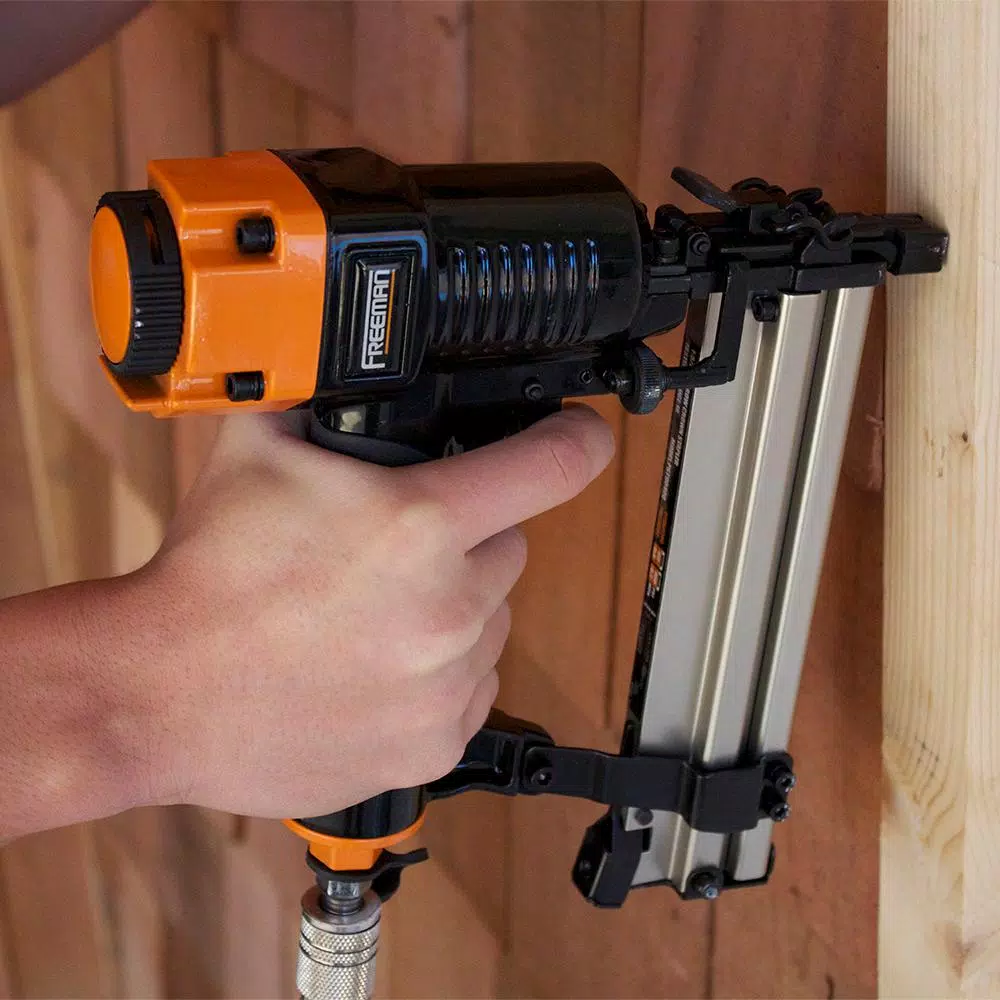 Freeman 3-Piece Pneumatic Brad Nailer, Stapler, and Upholstery Kit