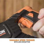 Evolution Power Tools Evolution R230RCP 7 Amp Corded Reciprocating Saw with 4 Blades thumbnail 7
