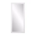 BrandtWorks American Value Modern Matte White Composite Framed Mirror, 65.5 in. x 32 in. thumbnail 1