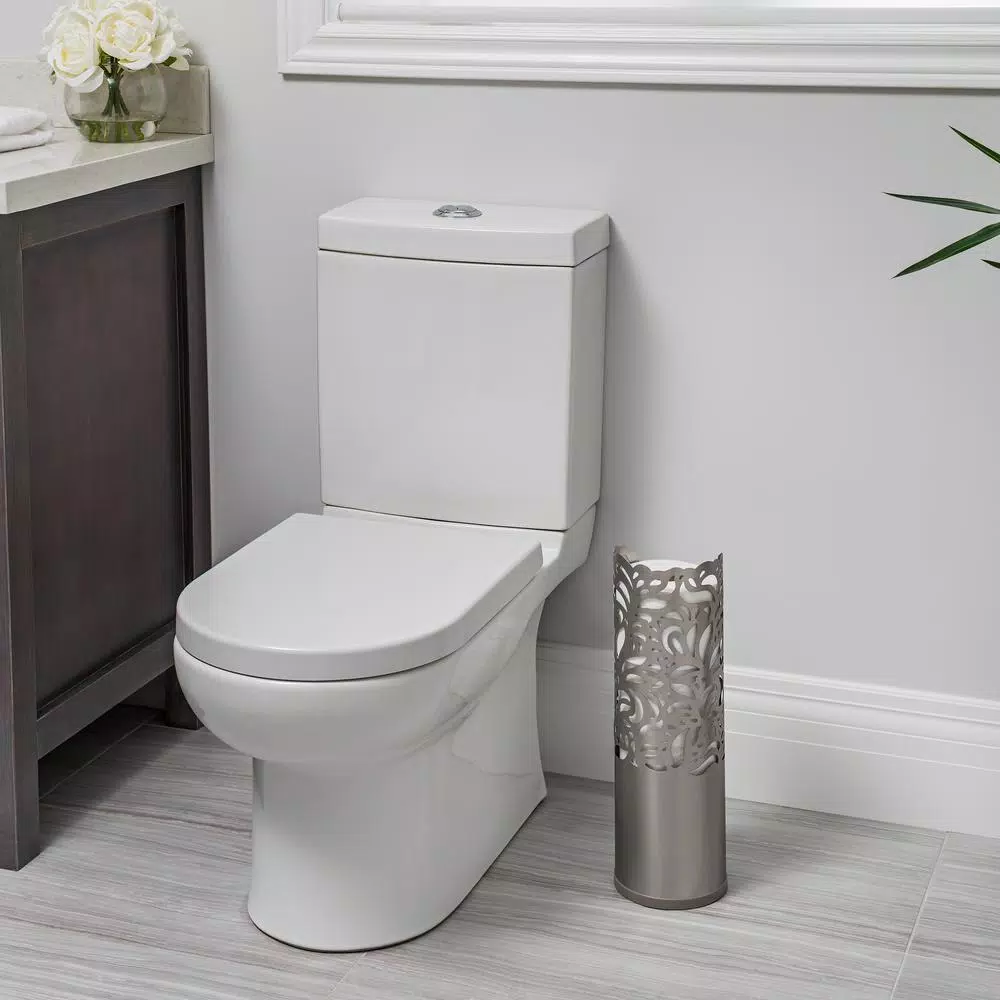 Better Living Rollo Folia Toilet Tissue Reserve - Brushed Nickel Sheet Steel Holder