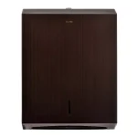 Alpine Industries Brushed Antique Bronze Stainless Steel C-Fold & Multi-Fold Paper Towel Dispenser thumbnail 2