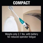 Makita 18V LXT Brushless Cordless Vacuum Kit with 2.0Ah Battery, Rapid Charger & Cyclonic Attachment thumbnail 9