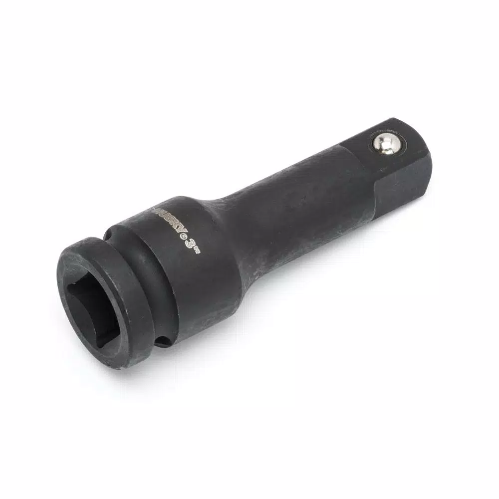 Husky 1/2 in. Drive 10 in. Impact Extension Bar, Chrome Molybdenum Steel