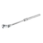 Husky 3/8 in. Drive Flex-Head Extendable Ratchet, 10 in. to 15 in. thumbnail 3