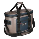 Camp-Zero 25.88 Qt. 40-Can Premium Soft Cooler - Beige and Blue thumbnail 2