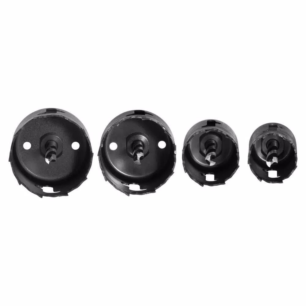 RYOBI 5-Piece Carbon Hole Saw Set for Wood Drilling