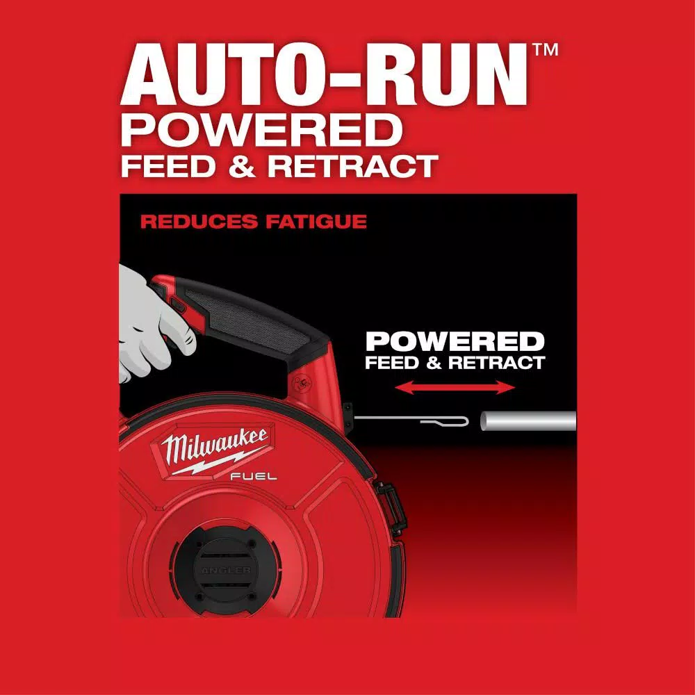 Milwaukee M18 FUEL ANGLER 18V Cordless Pulling Fish Tape Powered Base (Tool-Only)