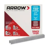 Arrow T50 3/8 in. Leg x 3/8 in. Crown Galvanized Steel Staples, 5000-Pack thumbnail 4