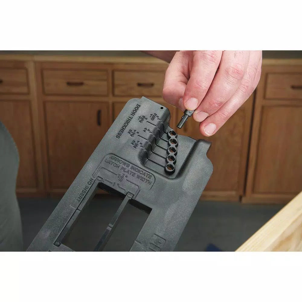 Porter-Cable 59375 Strike and Latch Plate Router Template with HSS Bit