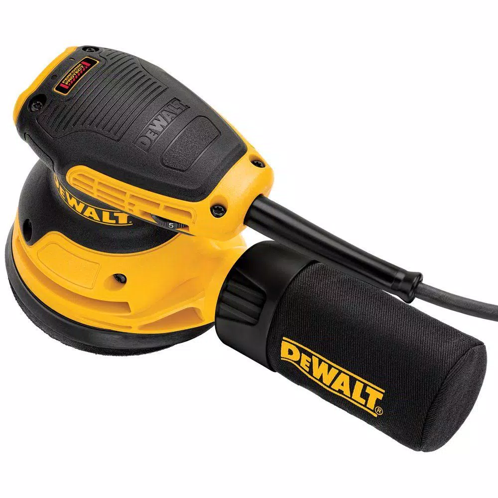 DEWALT DWE6423 5 in. Variable Speed Random Orbital Sander, 3 Amp, Corded