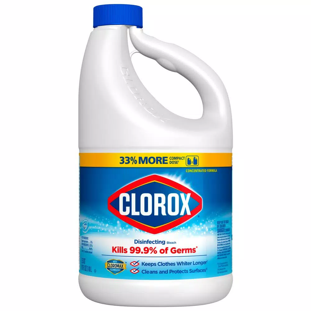 Clorox Disinfecting Bleach Regular Concentrated Liquid Cleaner, 81 oz