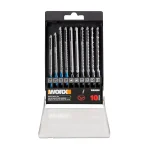 Worx T-Shank Jigsaw Blade Assortment Set, 10-Piece Multi-Purpose Kit for Worx Blade Runner and Rockwell thumbnail 4