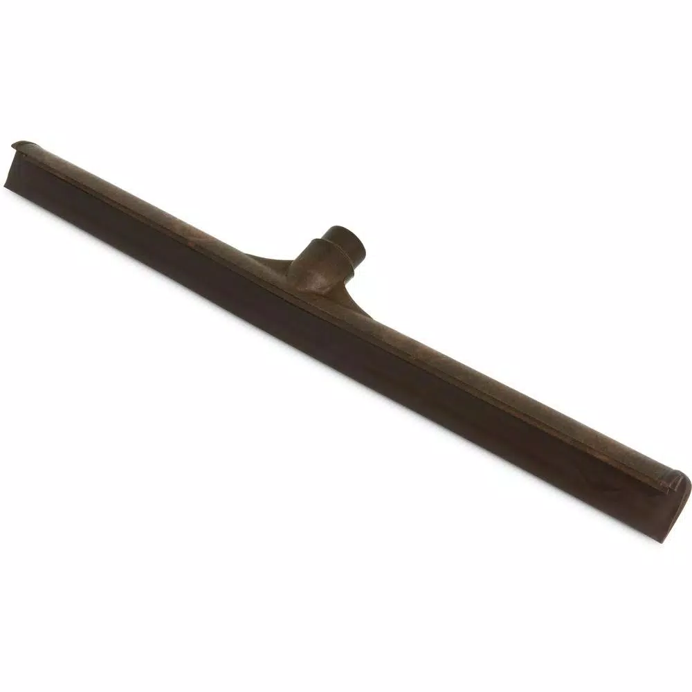 Carlisle 20 in. Brown Rubber Floor Squeegee, Single Blade, No Handle (6-Pack)