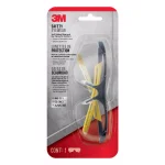 3M Safety Eyewear Glasses, Black/Yellow Frame, Clear Anti-Fog & Scratch Resistant Lenses (6 Pack) thumbnail 2