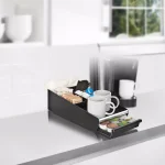 Mind Reader Vesta Coffee 18-Capacity K-Cup Storage Drawer & 7-Compartment Condiment Organizer, Black thumbnail 1