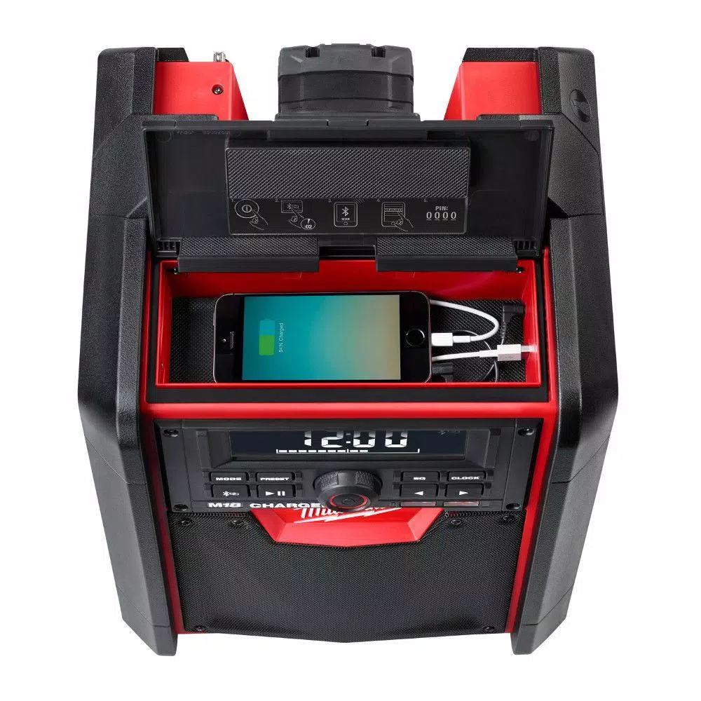 Milwaukee M18 Lithium-Ion Cordless Jobsite Radio/Charger with Bluetooth