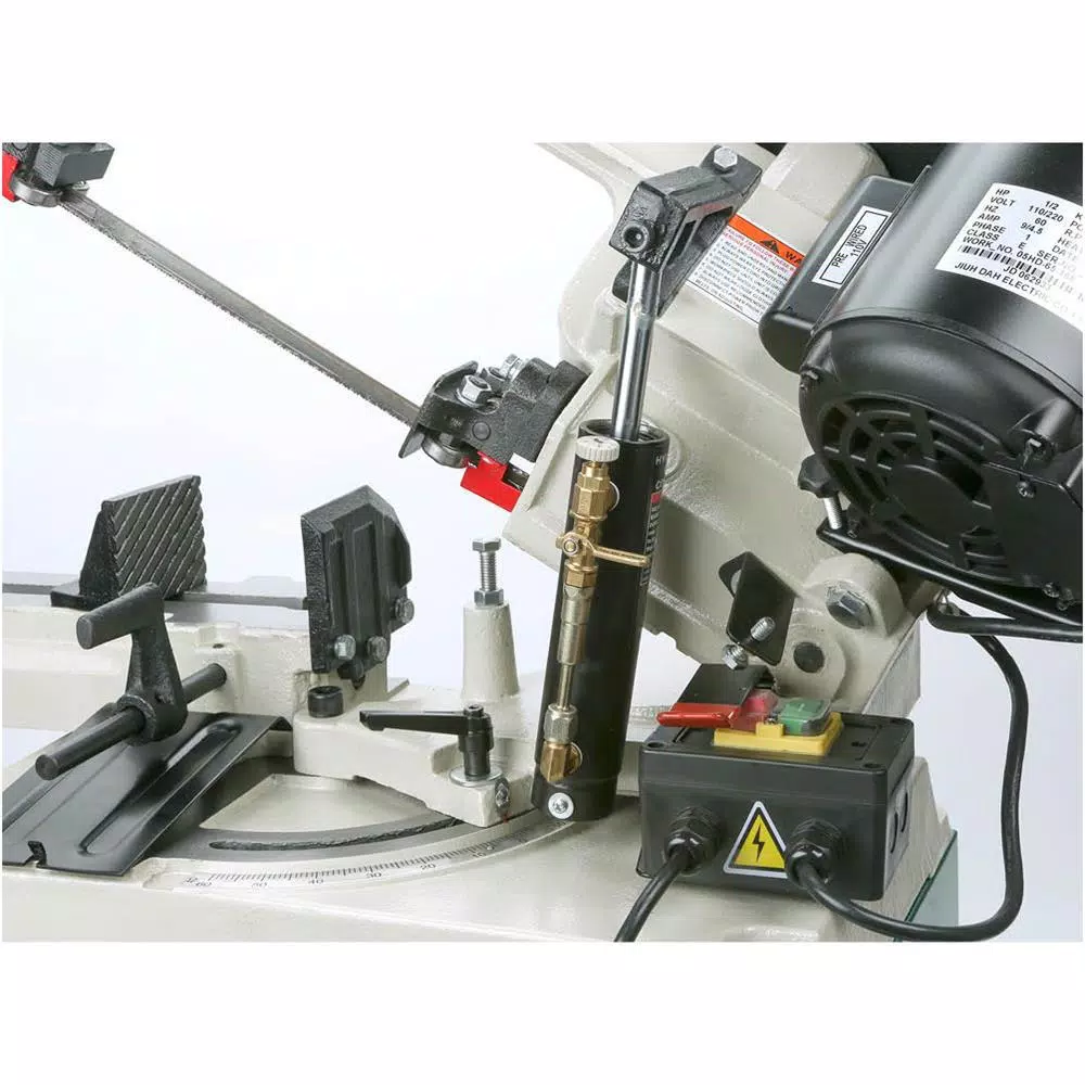 Grizzly Industrial 5" x 6" Metal-Cutting Horizontal Bandsaw with 60° Swivel Head