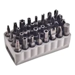 Klein Tools 32-Piece Tamperproof Bit Set with PVC Storage Block thumbnail 1