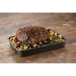 Farberware Nonstick Steel Roasting Pan with Elevated Rack thumbnail 3