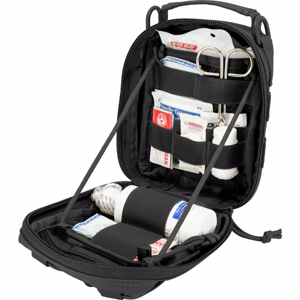 BARSKA CX-900 First Aid Utility Pouch, MOLLE Compatible Medical Organizer
