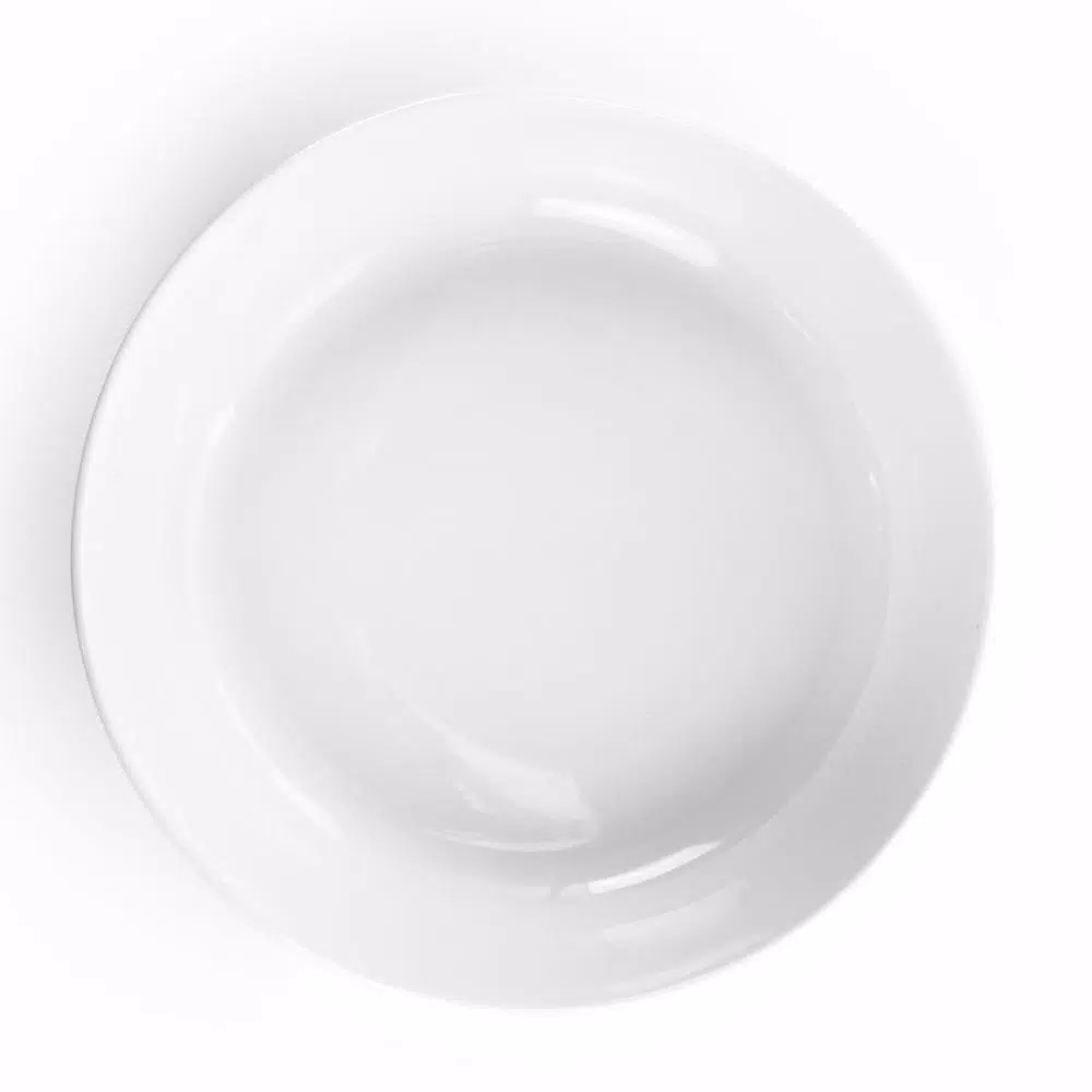 Elama Carey 18-Piece White Porcelain Dinnerware Set, Service for 4