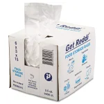 Inteplast Get Reddi Food and Poly Bags, Clear, 3.5 qt, 6 x 3 x 15 in, 0.68 Mil, 1000 Count thumbnail 2