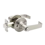Copper Creek Satin Stainless Steel Privacy Lever for Bedroom and Bathroom thumbnail 1