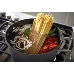 Calphalon Select by Calphalon 6 Qt. Hard-Anodized Nonstick Stock Pot with Glass Lid, Black thumbnail 4