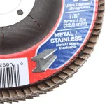 Diablo Steel Demon 40-Grit 4-1/2 in. Grinding and Polishing Flap Disc, Type 29 Conical Design thumbnail 3