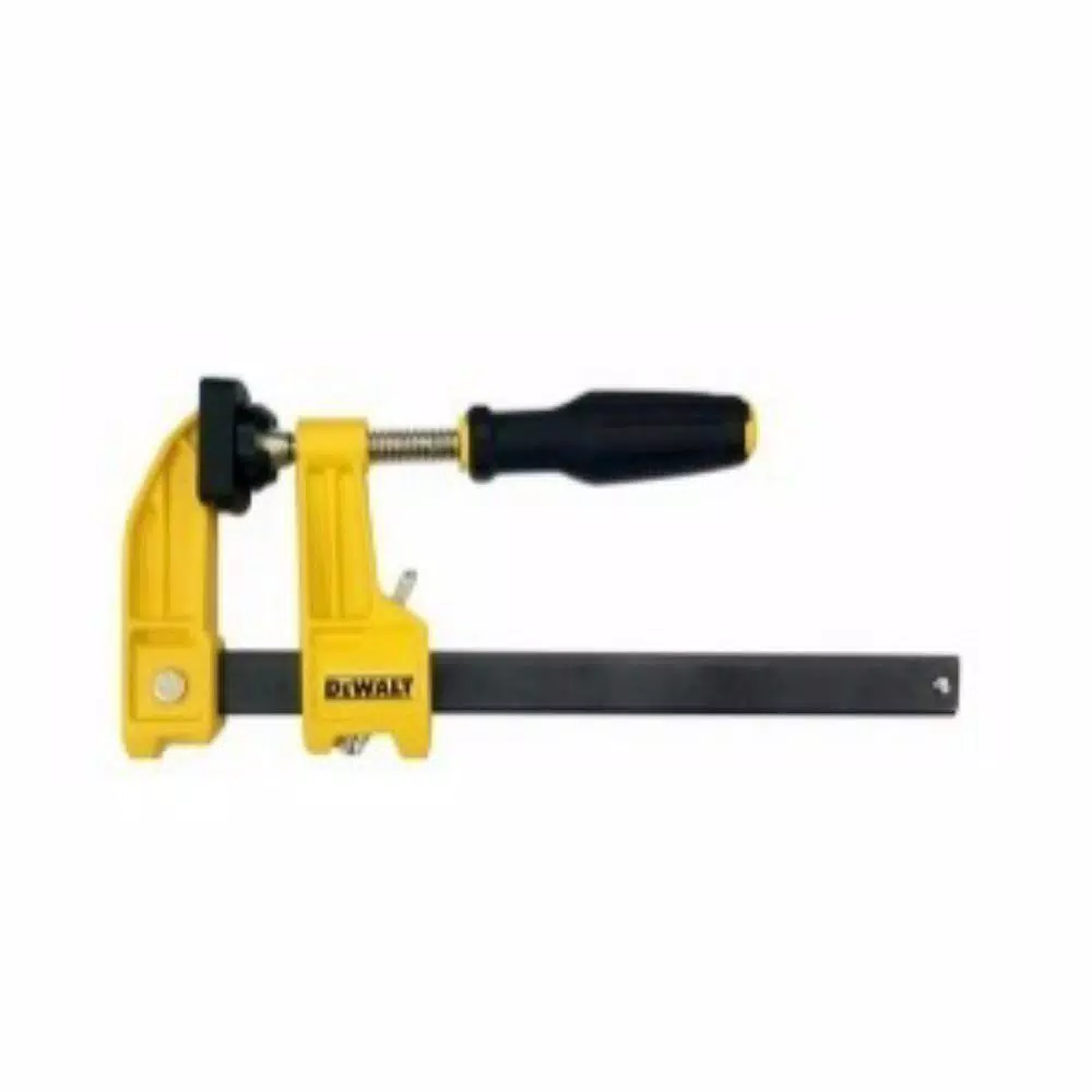 DEWALT Medium Duty Bar Clamp Set, 600 lb. Force, 4-Pack (Two 6 in. and Two 12 in.)